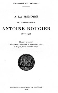 brochure de l'Université de Lausanne