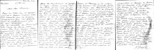 Lettre de Pauline Reig-Rougier, (Grand Mère Rougier), du 6/11/40, adressée à son fils Maurice (à Bourg)