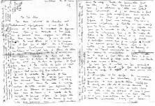 Lettre de Claude à Fanny,