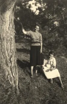 Granie et Claude, Dampierre vers 1950