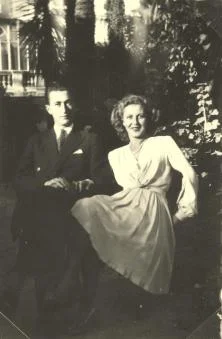 Pierre (fils de Fredy Rougier) et Charlotte Rougier, 1948