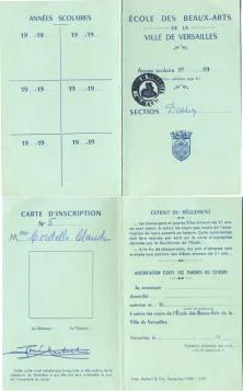 Cartede l'Ecole des Beaux-Arts de Versailles