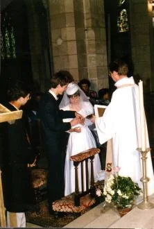 Sortie de l'église
