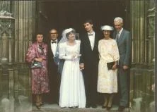 les mariés et leurs parents
