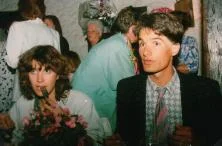 Cristophe à droite, au fond Janine Chedal