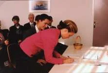 Signatures en mairie