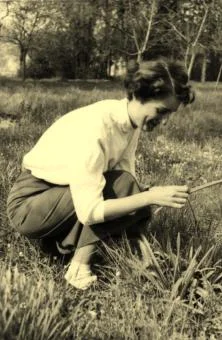 Claude à Dampierre, printemps 54