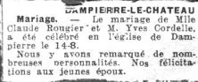 Facture du traiteur de Chalons