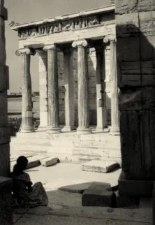 Fanny en Grèce, vers 1954 ou 55
