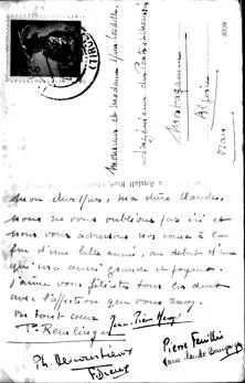 Carte de la MUF, de l'abbé Remlinger et de nos amis de Paris