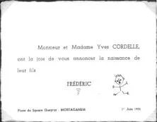Faire-part de naissance
