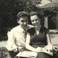 Michel Maillet et sa jeune femme