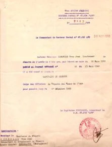 Une prise d'armes à Mostaganem