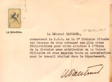 Un "Témoignage de Satisfaction" et une citation: