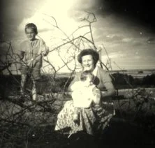 Frédéric, Madette et Martin, à Dampierre