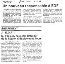 Je suis muté de Tours Paris